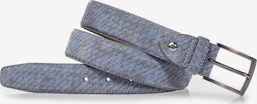 Floris van Bommel Riem 'DE BELTER 52' in Blauw: voorkant