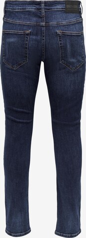 Skinny Jeans 'Loom' de la Only & Sons pe albastru