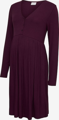 Robe MAMALICIOUS en rouge : devant