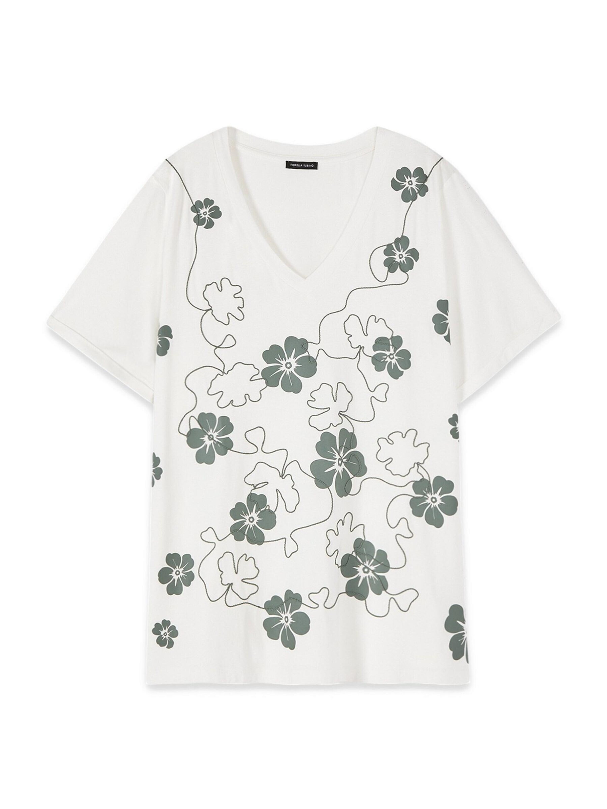 Fiorella Rubino - Camiseta en blanco: frente