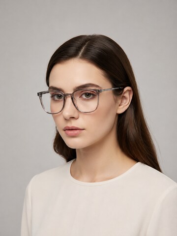 VEYREY Glasses 'Nerd Blue-Light-Brille Extrabeet' in Grey