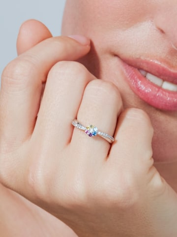 Luxenter - Anillo 'Zetrana' en Mezcla de colores