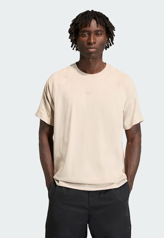 T-Shirt 'Premium Essentials' ADIDAS ORIGINALS en beige : devant