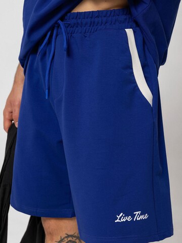 Wide leg Pantaloni 'Brenham' di VAMOS CLO in blu
