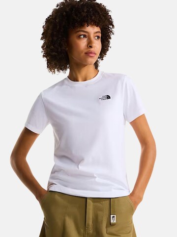 THE NORTH FACE Shirt 'THE NORTH FACE W EVO SD SLM SS TEE T-SHIRT' in Wit