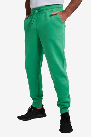 JAY-PI Tapered Pants in Green: front