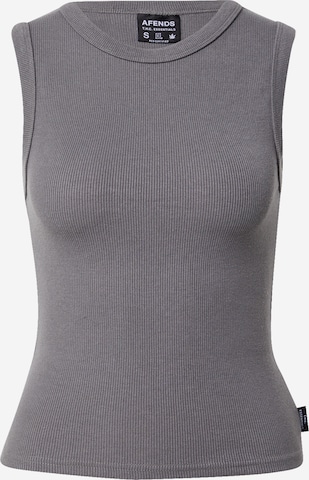 Afends Top in Grey: front