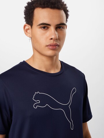 T-Shirt fonctionnel PUMA en bleu