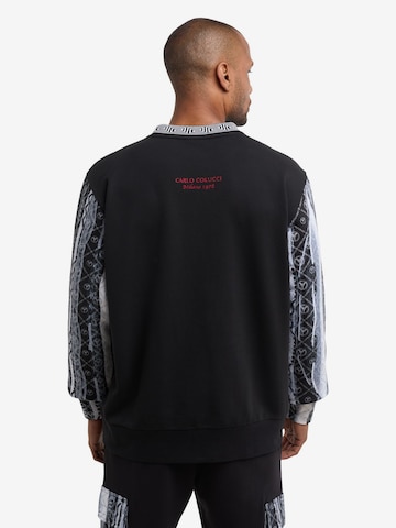 Carlo Colucci Sweatshirt ' De Michiel ' in Black