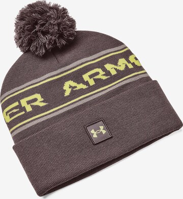 UNDER ARMOUR Athletic Hat in Grey: front