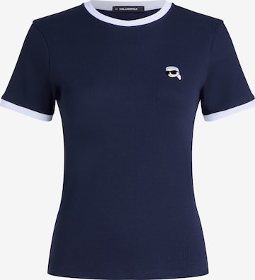 mėlyna Karl Lagerfeld Marškinėliai: priekis