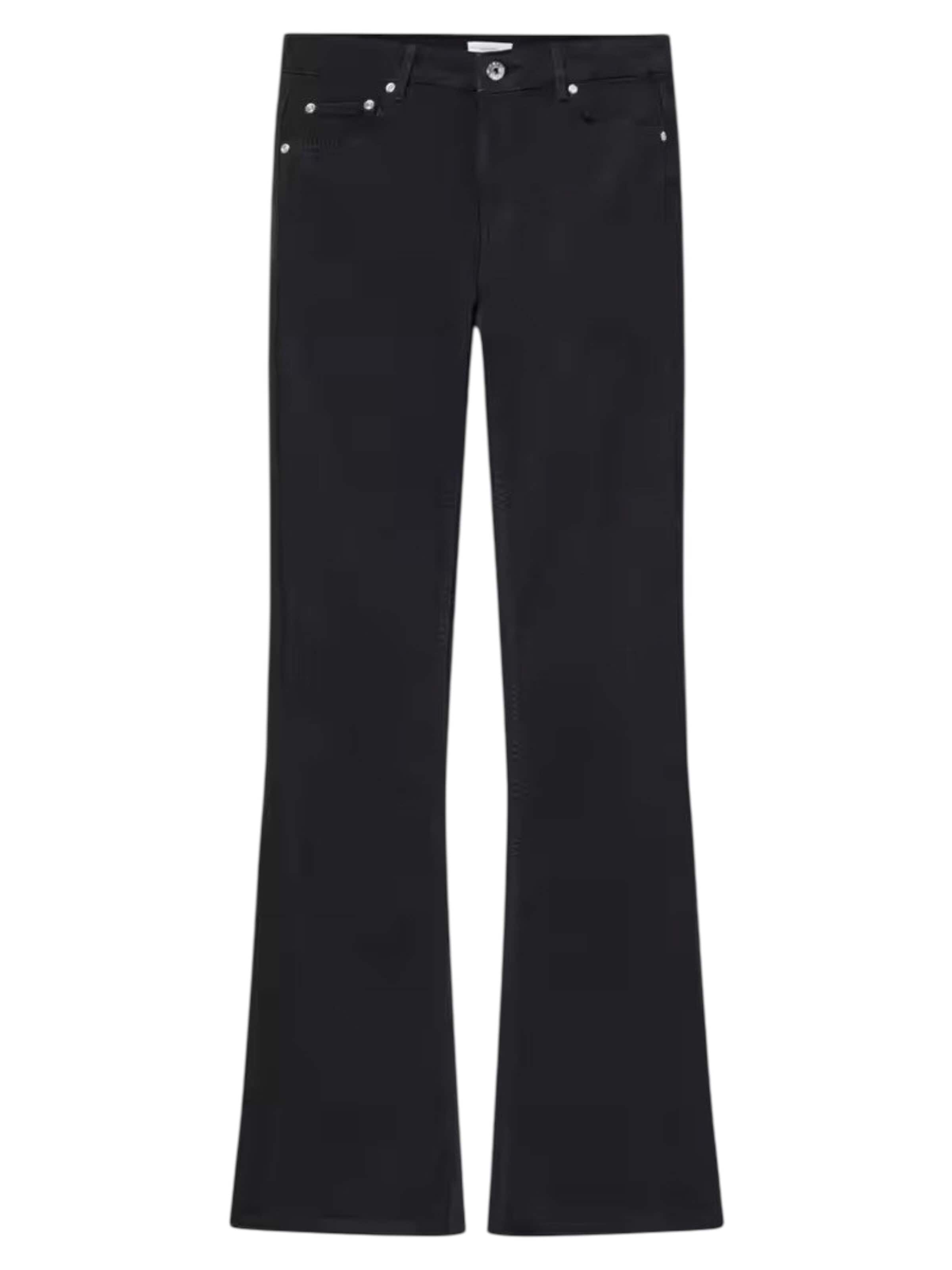 GRUNT Flared Jeans 'Texas' in Schwarz: Vorderseite