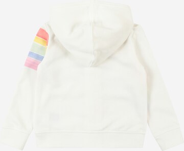 GAP Zip-Up Hoodie in White