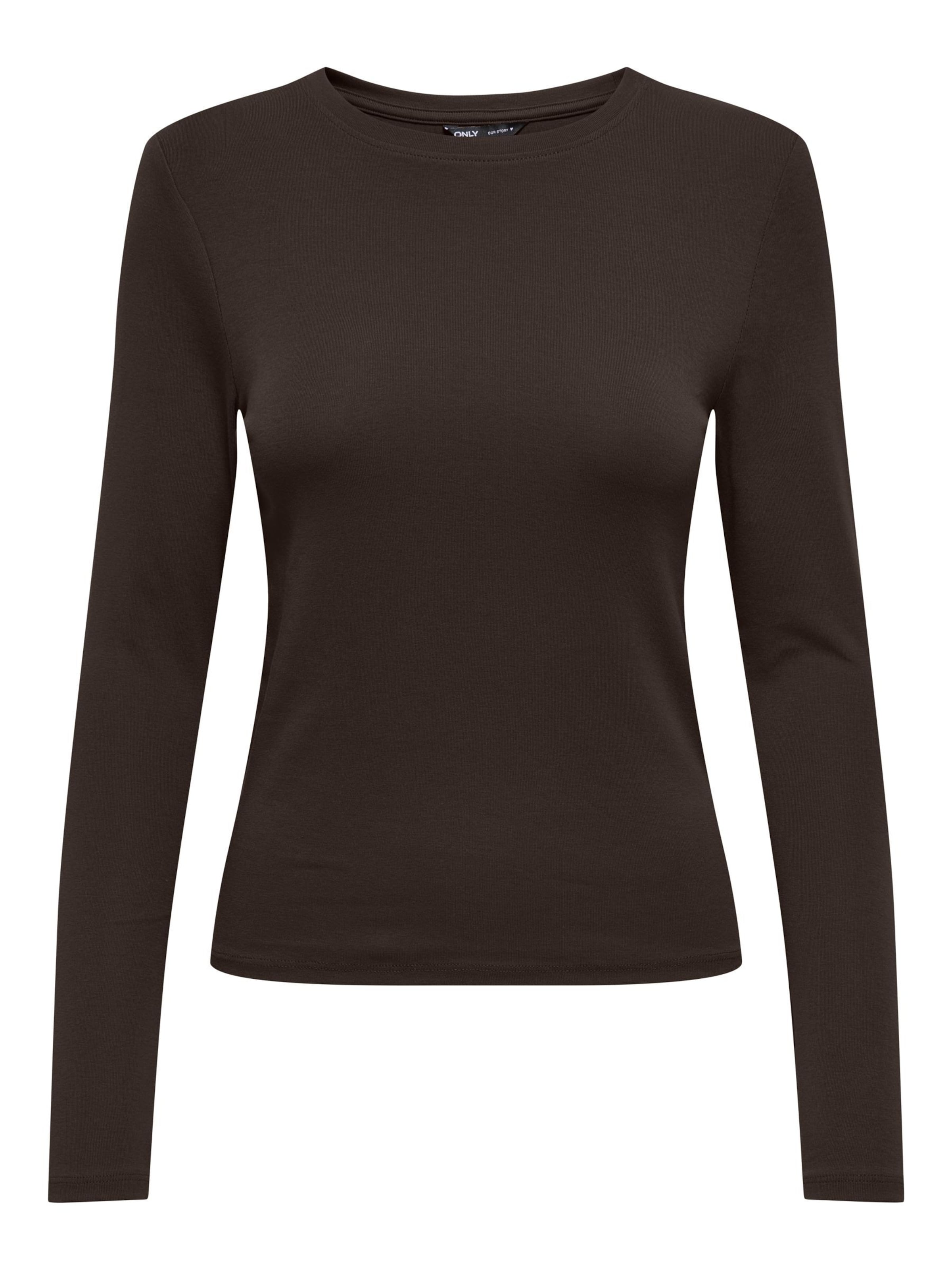 ONLY Shirt 'ONLRiley' in Bruin: voorkant