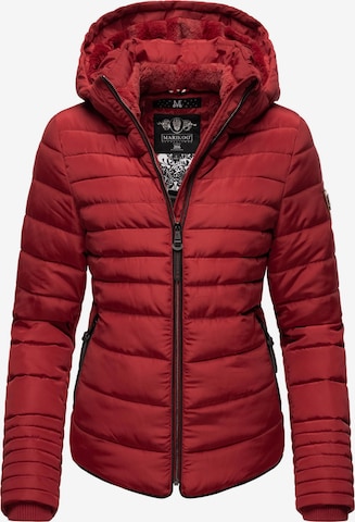 MARIKOO Winter jacket 'Amber' in Red: front