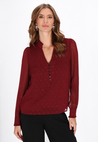 faina - Blusa en rojo: frente