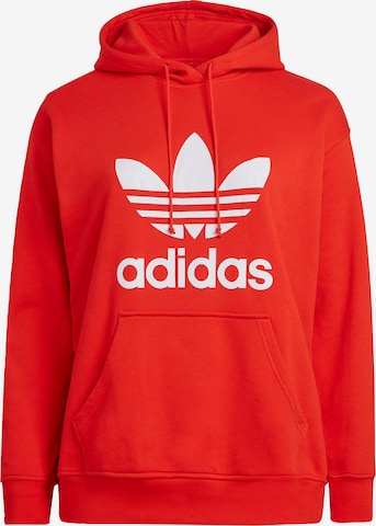 ADIDAS ORIGINALS Sweatshirt in Red: front