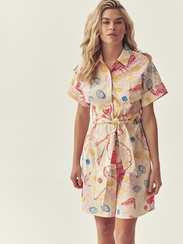 TATUUM Kleid 'Limona' in Beige: Vorderseite