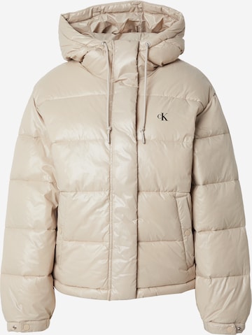 Calvin Klein Jeans Téli dzseki - bézs: elől
