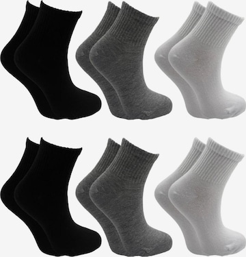 El Sueno - Calcetines 'Quarter Sportsocken' en Mezcla de colores: frente