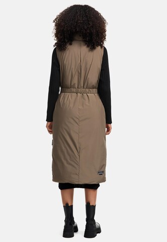 NAVAHOO Bodywarmer 'Abendlied XIV' in Bruin