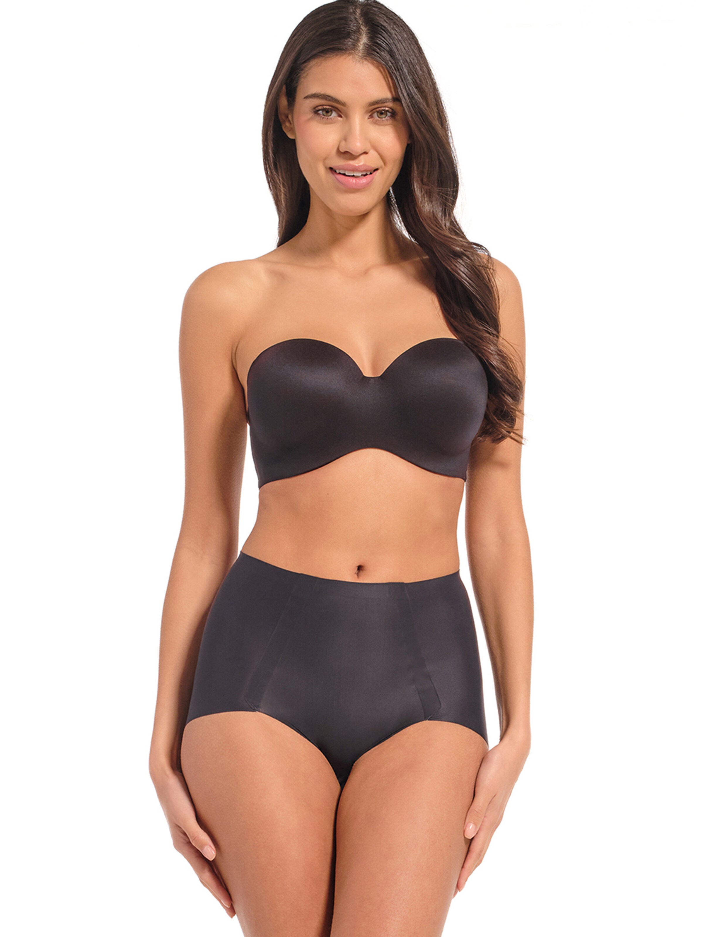 juoda MAGIC Bodyfashion Formuojančios kelnaitės 'Everyday': priekis