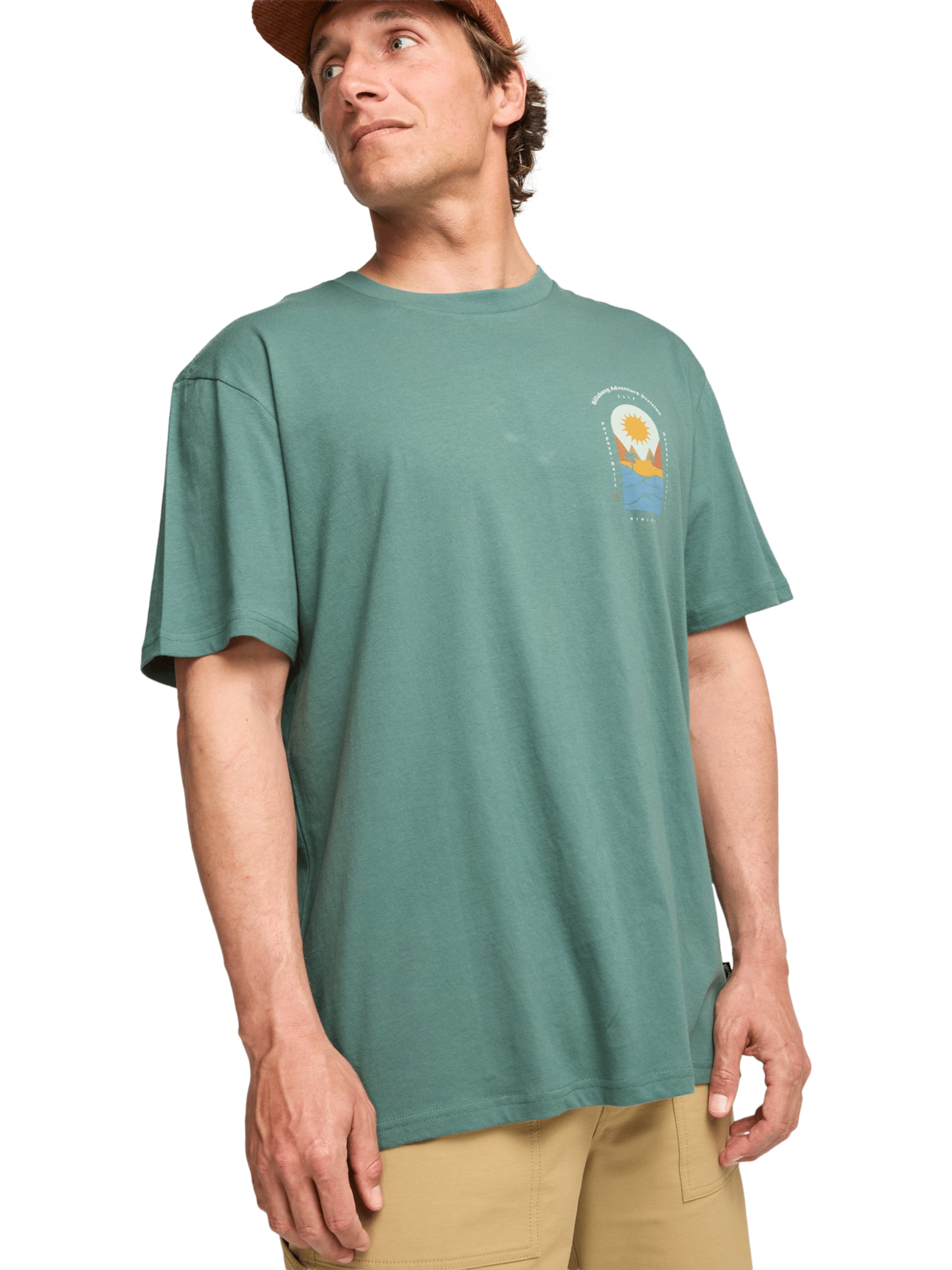 BILLABONG Shirt 'Sun Down' in Green