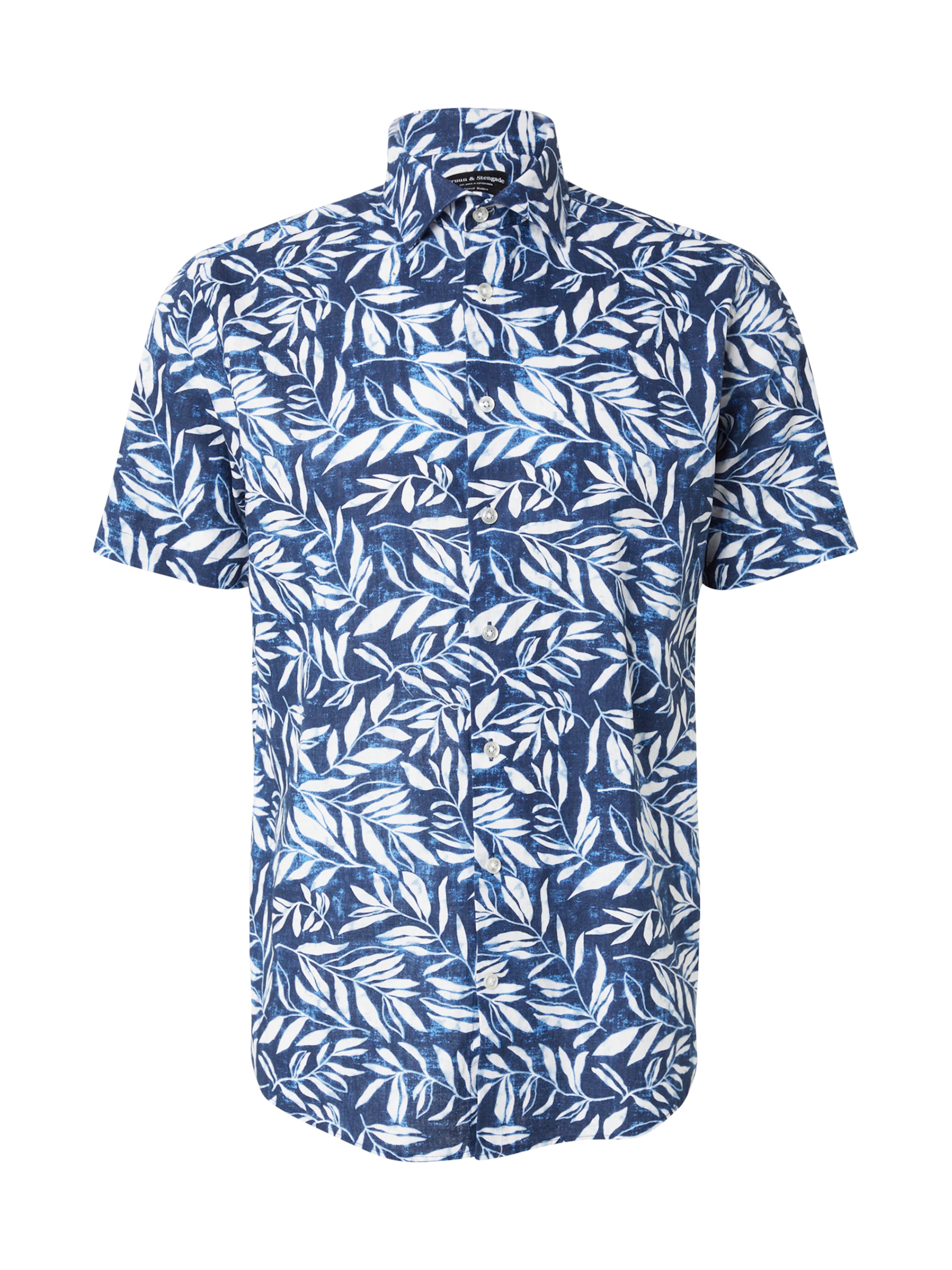 Bruun & Stengade Klasický střih Košile 'Cordeel' – modrá: přední strana