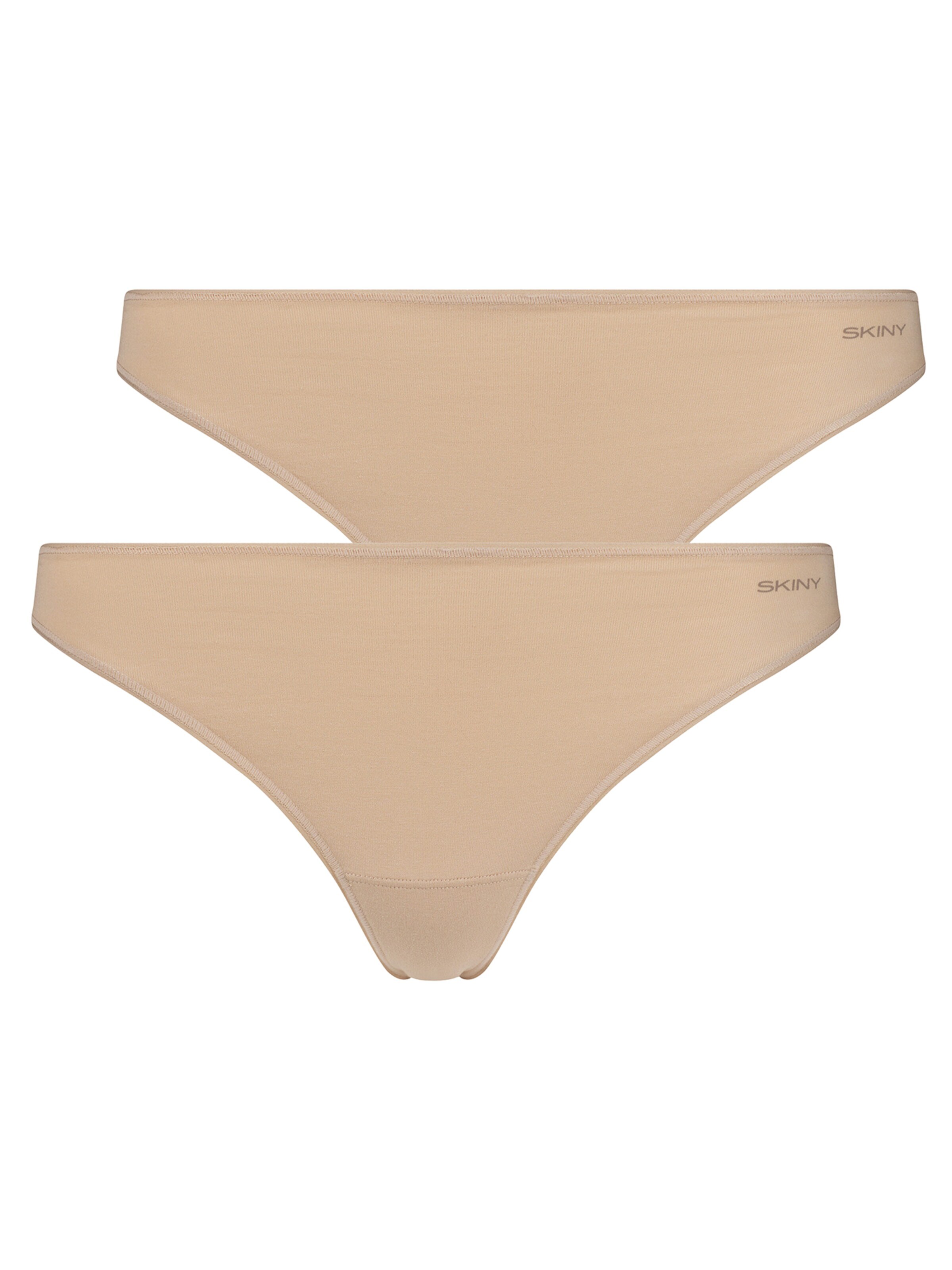 Skiny String '2er P String Advantage Cotton Stretch'‌‌‌‌‌‌‌‌ in Beige: Vorderseite