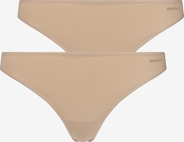 Skiny String '2er P String Advantage Cotton Stretch' in Beige: Vorderseite