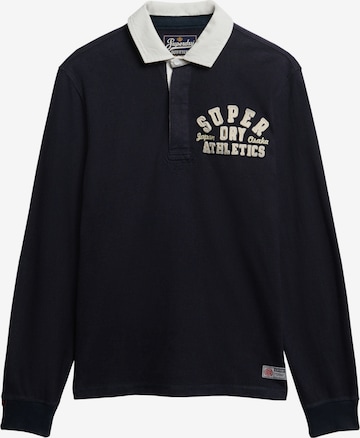 Superdry Shirt 'Athletic' in Blauw: voorkant