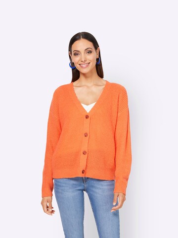 heine Strickjacke in Orange