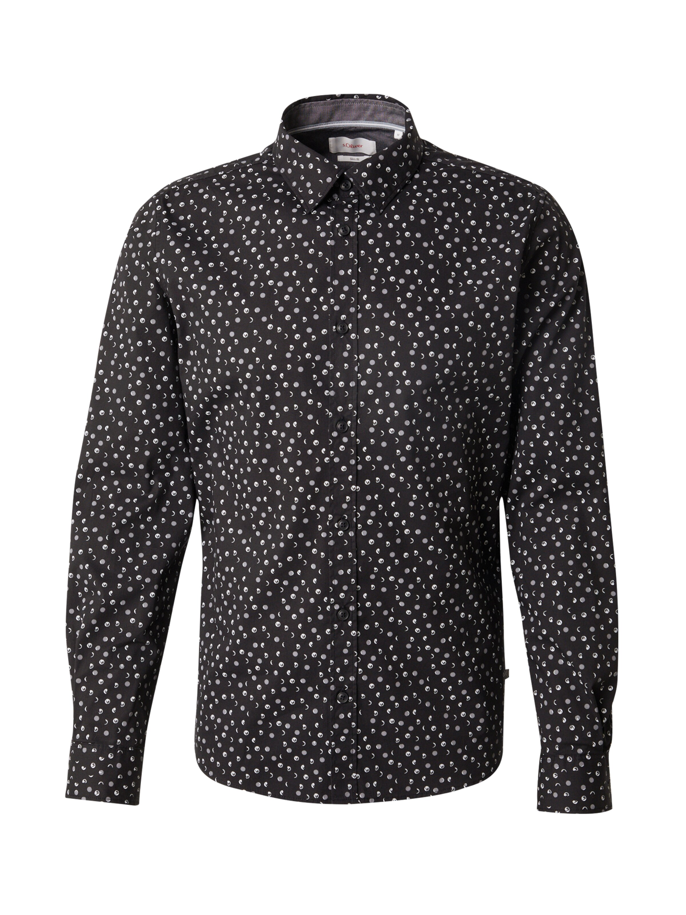 Chemise s.Oliver en noir : devant