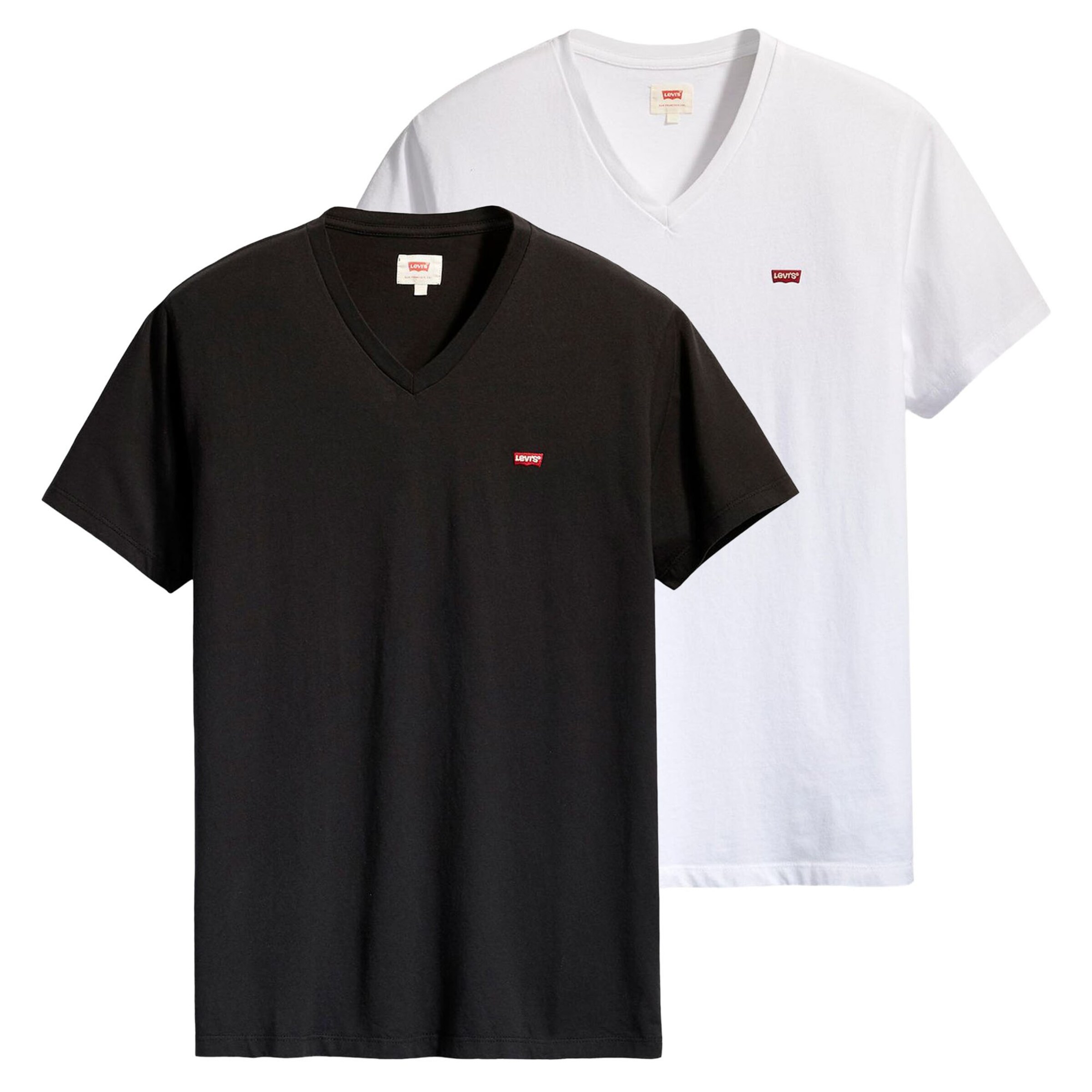 LEVI'S ® T-Shirt en noir / blanc, Vue avec produit