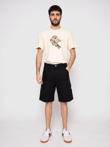 Carhartt WIP Baggy Broek 'Double Knee' in Zwart