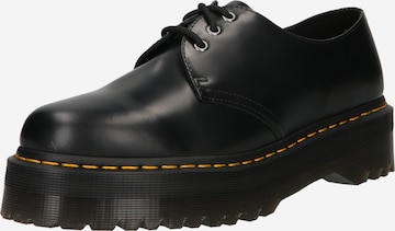 Dr. Martens Δετό παπούτσι '1461 Quad' σε μαύρο: μπροστά