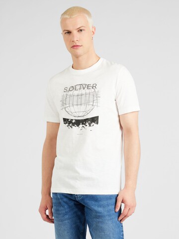 s.Oliver T-Shirt in Weiß: predná strana