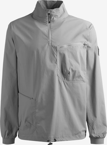 Weekend Offender Athletic Jacket in Grey: front