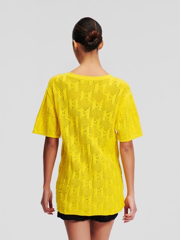 Pull-over Karl Lagerfeld en jaune