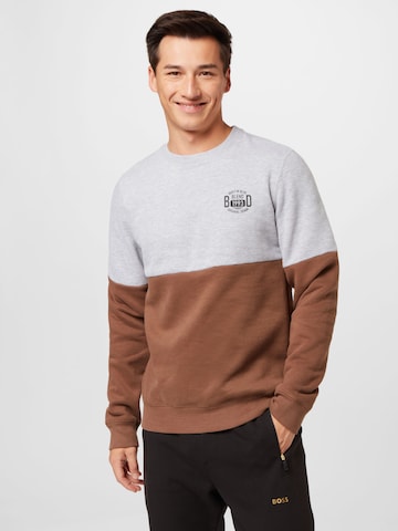 BLEND - Sweatshirt em cinzento: frente