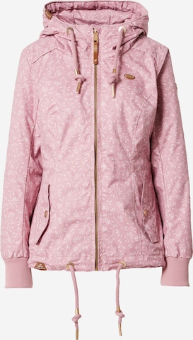 Ragwear Performance Jacket 'Danka' in Pink: front