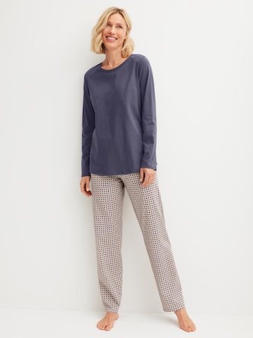 CALIDA Pyjama 'Cotton Special'‌‌ in Grau