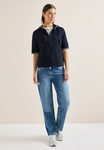 CECIL Sweatjacke in Blau