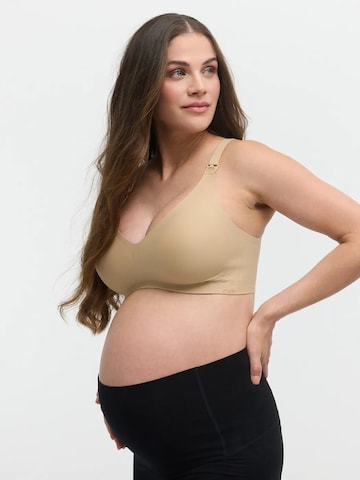 cfab Bygelfri Behå 'Comfort Maternity Still-BH ohne Bügel' i beige