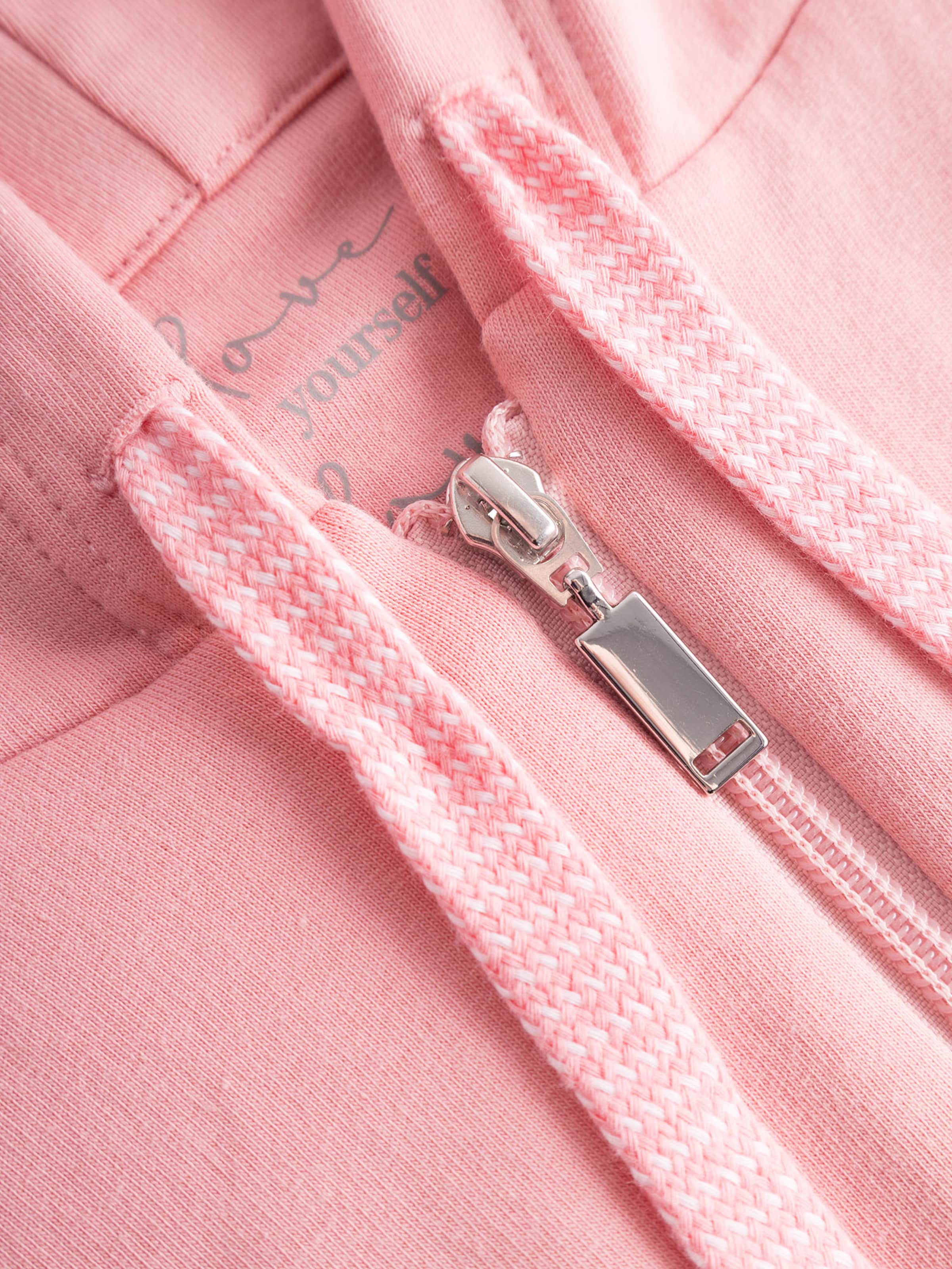 Rösch Sweat jacket ' Basic Hoodie ' in Pink