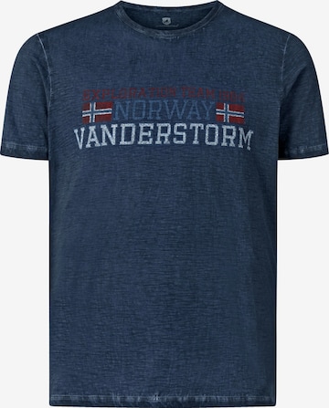 Jan Vanderstorm Shirt ' Diethelm ' in Blauw: voorkant