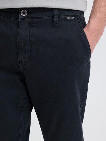 Regular Pantalon chino ' IDLucas ' INDICODE JEANS en noir