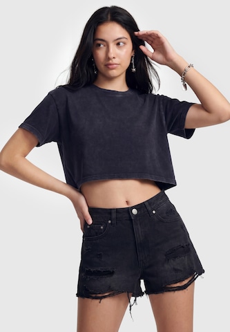 T-shirt myMo ROCKS en noir : devant