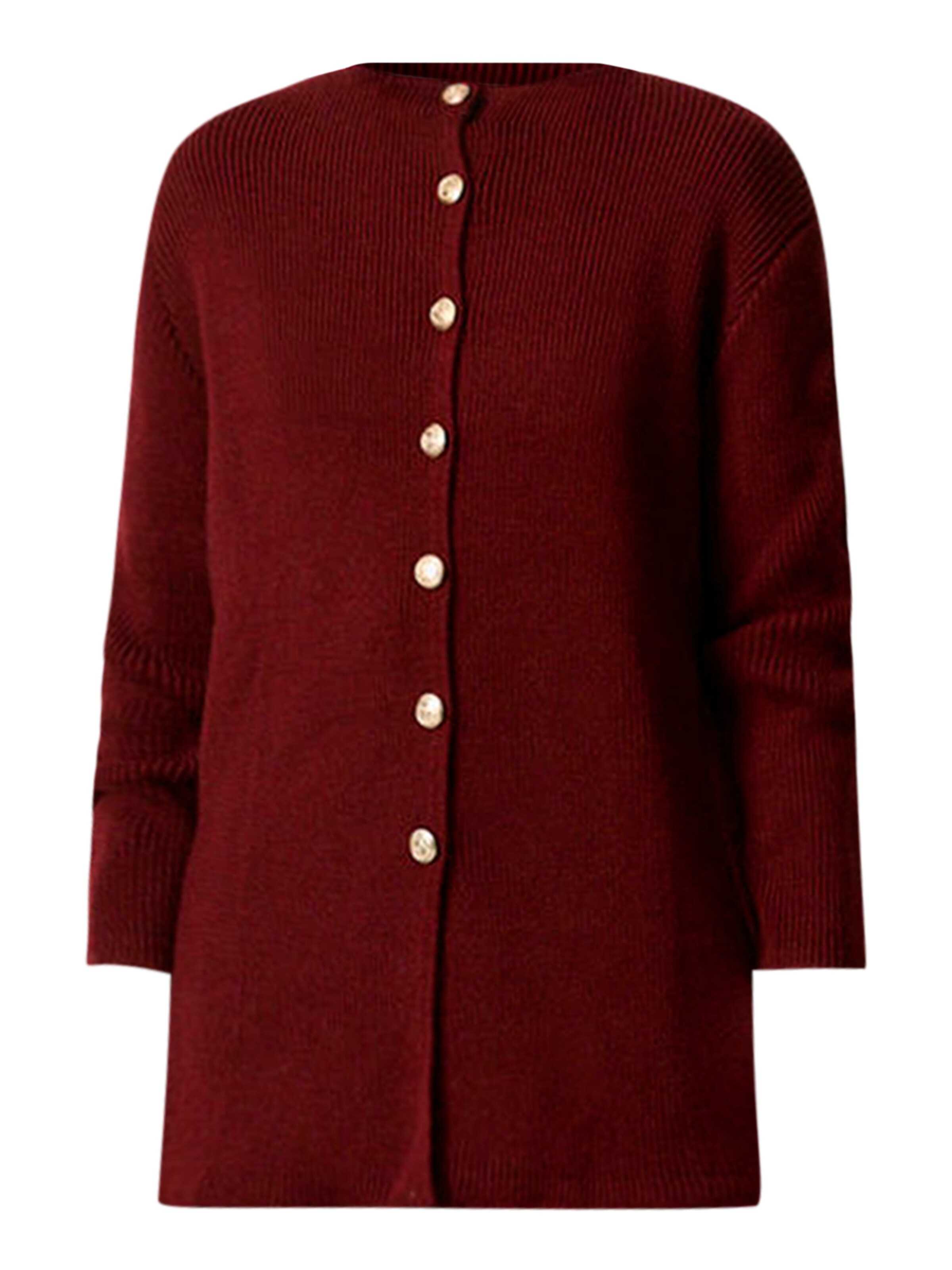 Touche Prive Strickjacke in burgunder, Produktansicht