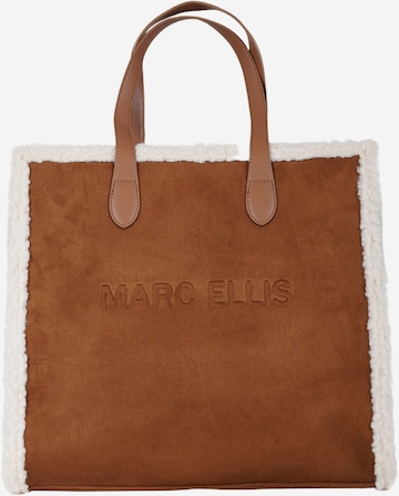 Borsa a mano 'Buby Suede' di Marc Ellis in marrone: frontale